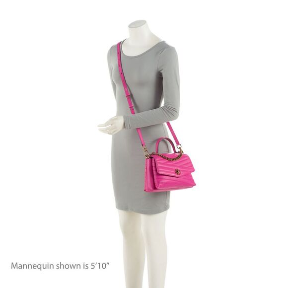 Tory Burch Chevron Leather Kira Top Handle - Picture 5 of 15